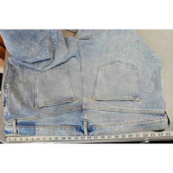 Abercrombie & Fitch Womens Plus Size 24S The 90's Straight Ultra High Rise Jeans - Picture 8 of 13